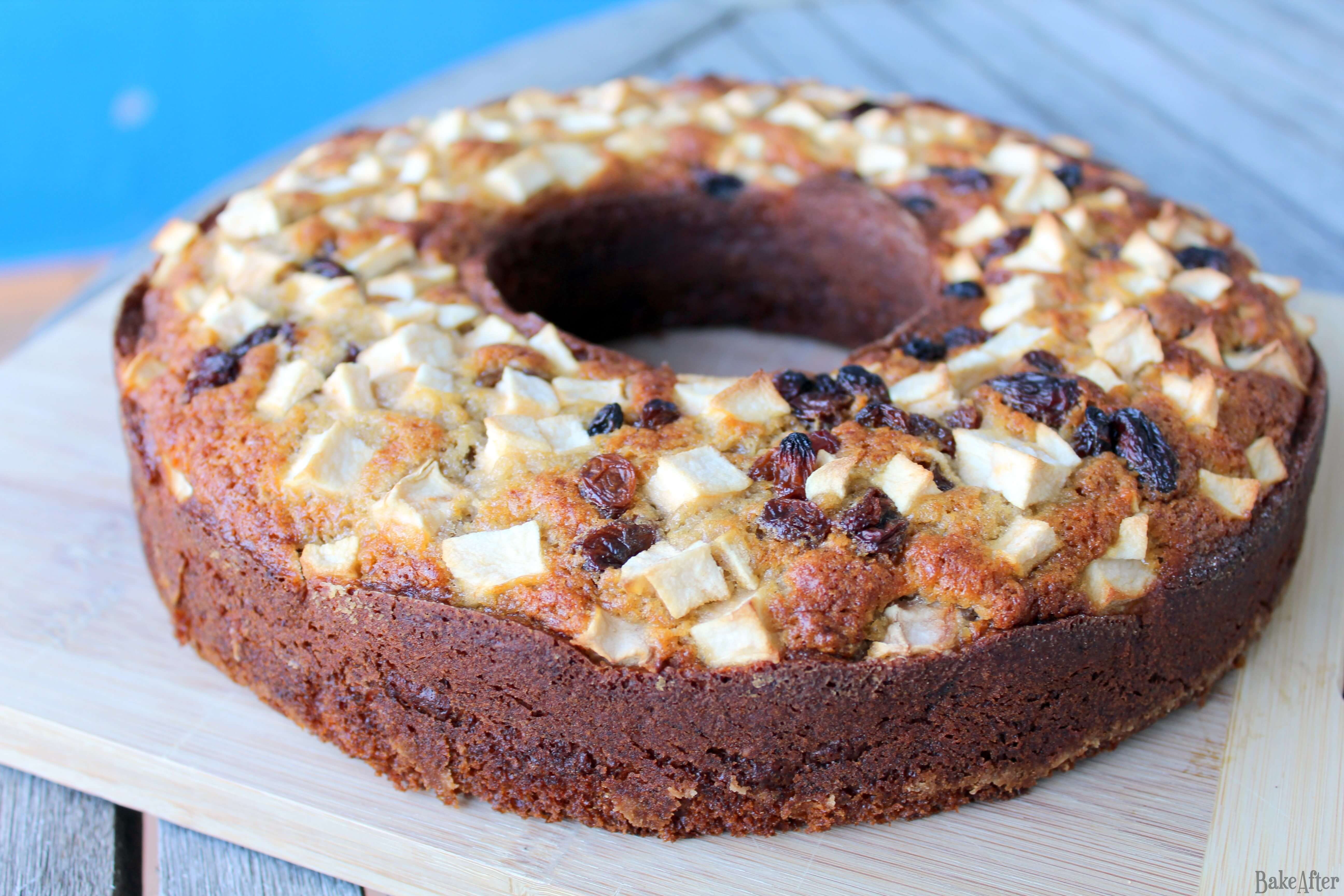 Rustic Banana Apple Cake · Bake After Recipe