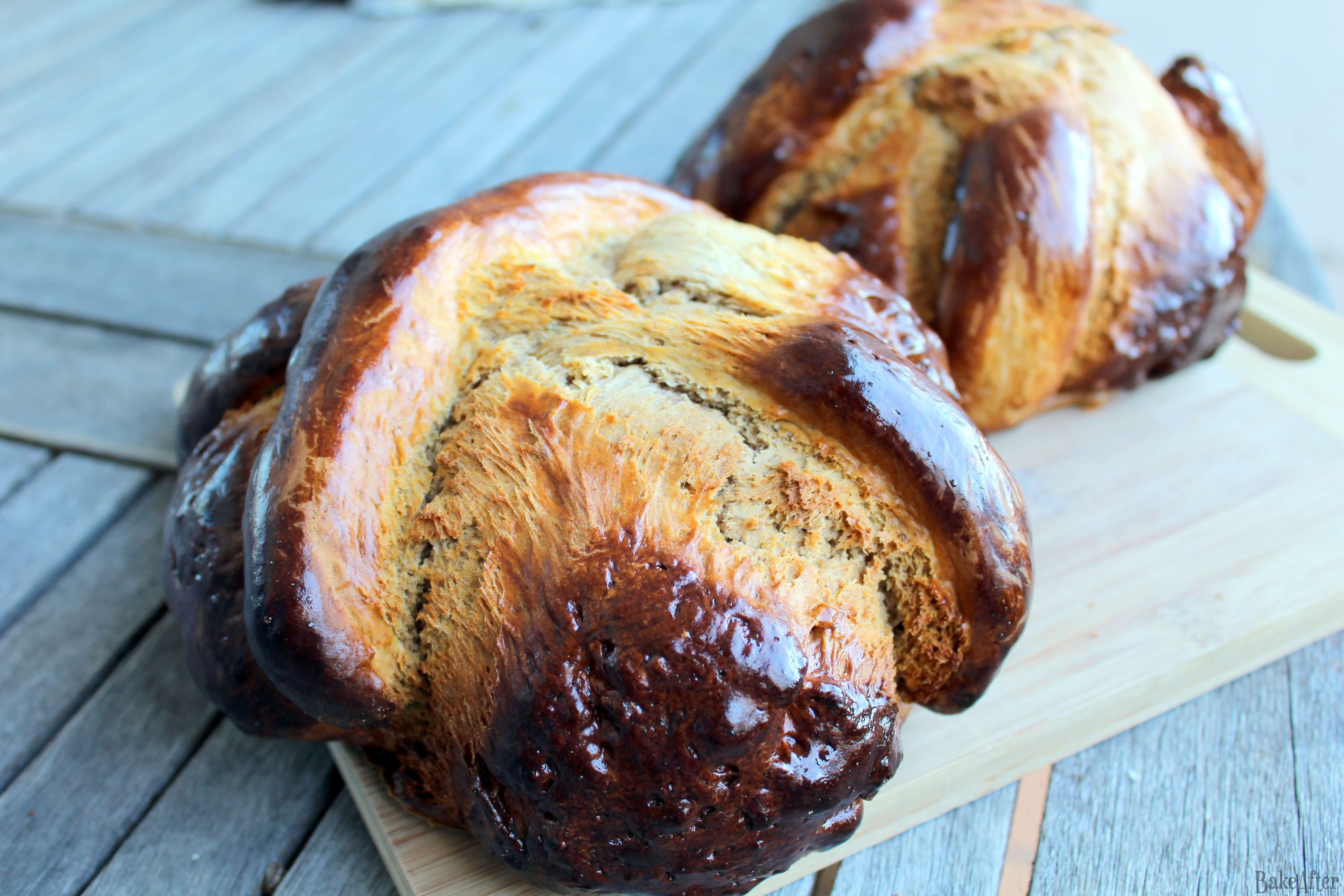 Traditional Portuguese Easter Sweet Bread • Folar de Portugal · Bake After Recipe