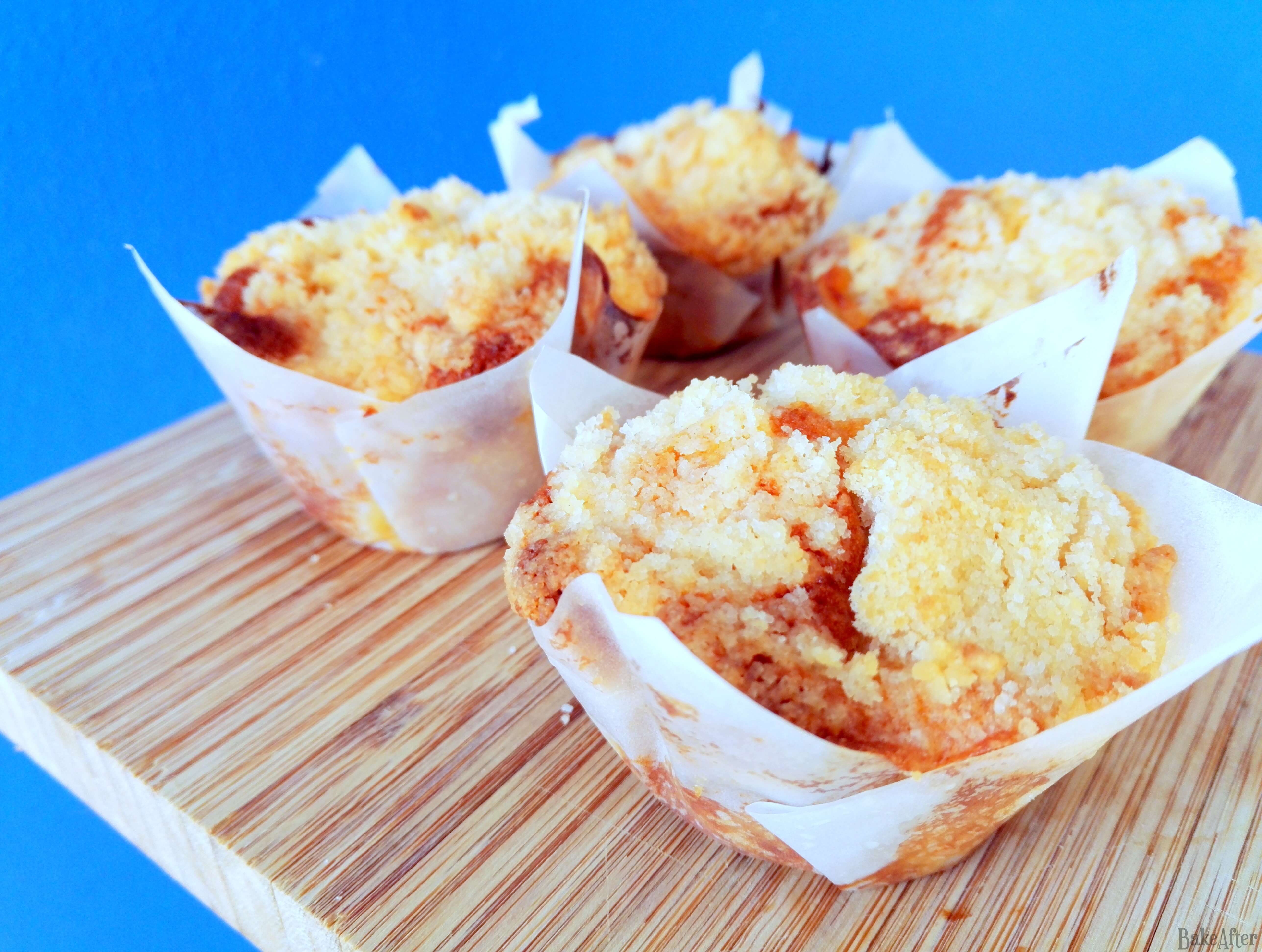 Fluffy Apple Cupcakes with Crispy Butter Crumble · Bake After Recipe