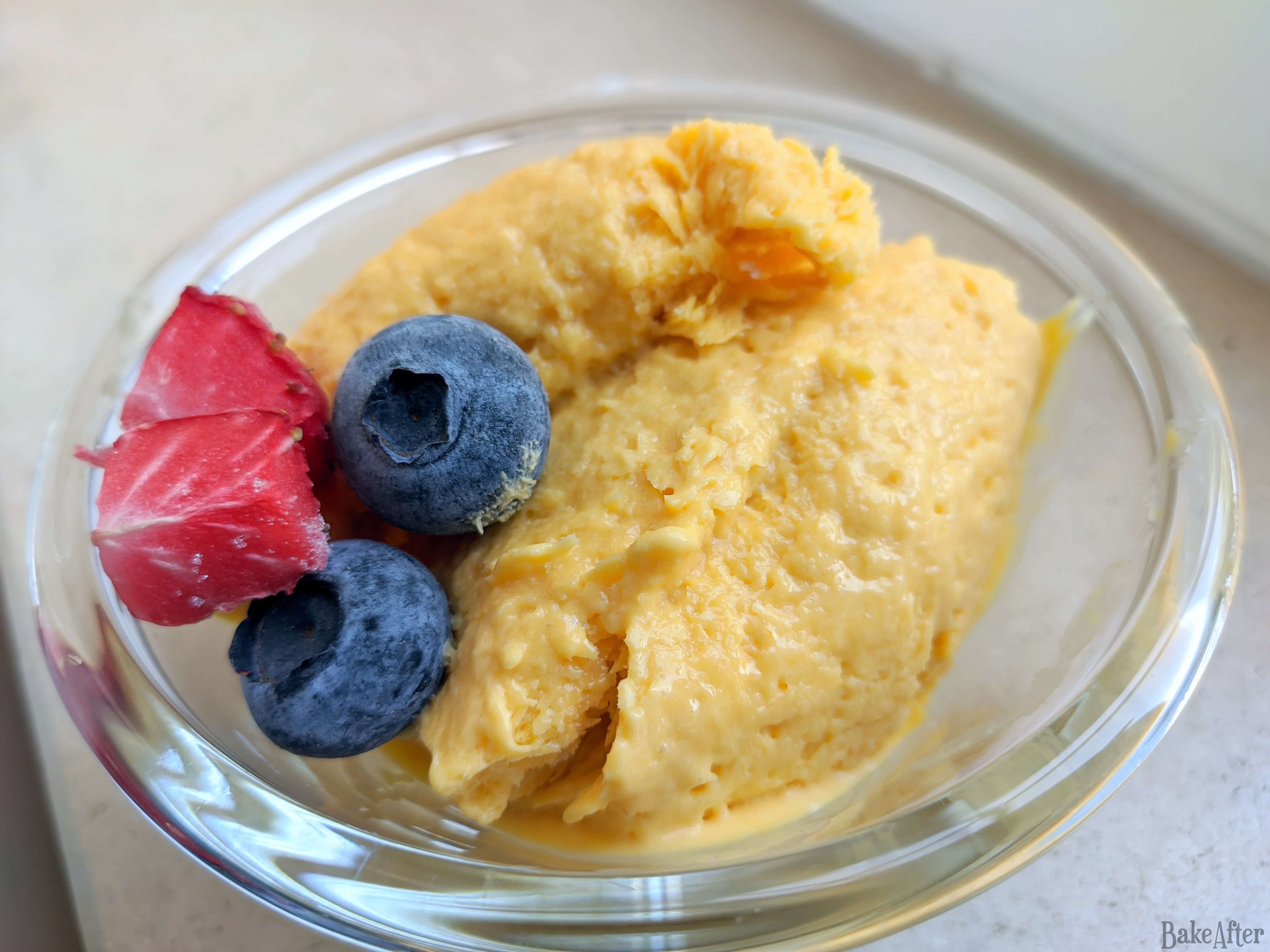 Homemade Mango Ice Cream with Berries · Bake After Recipe