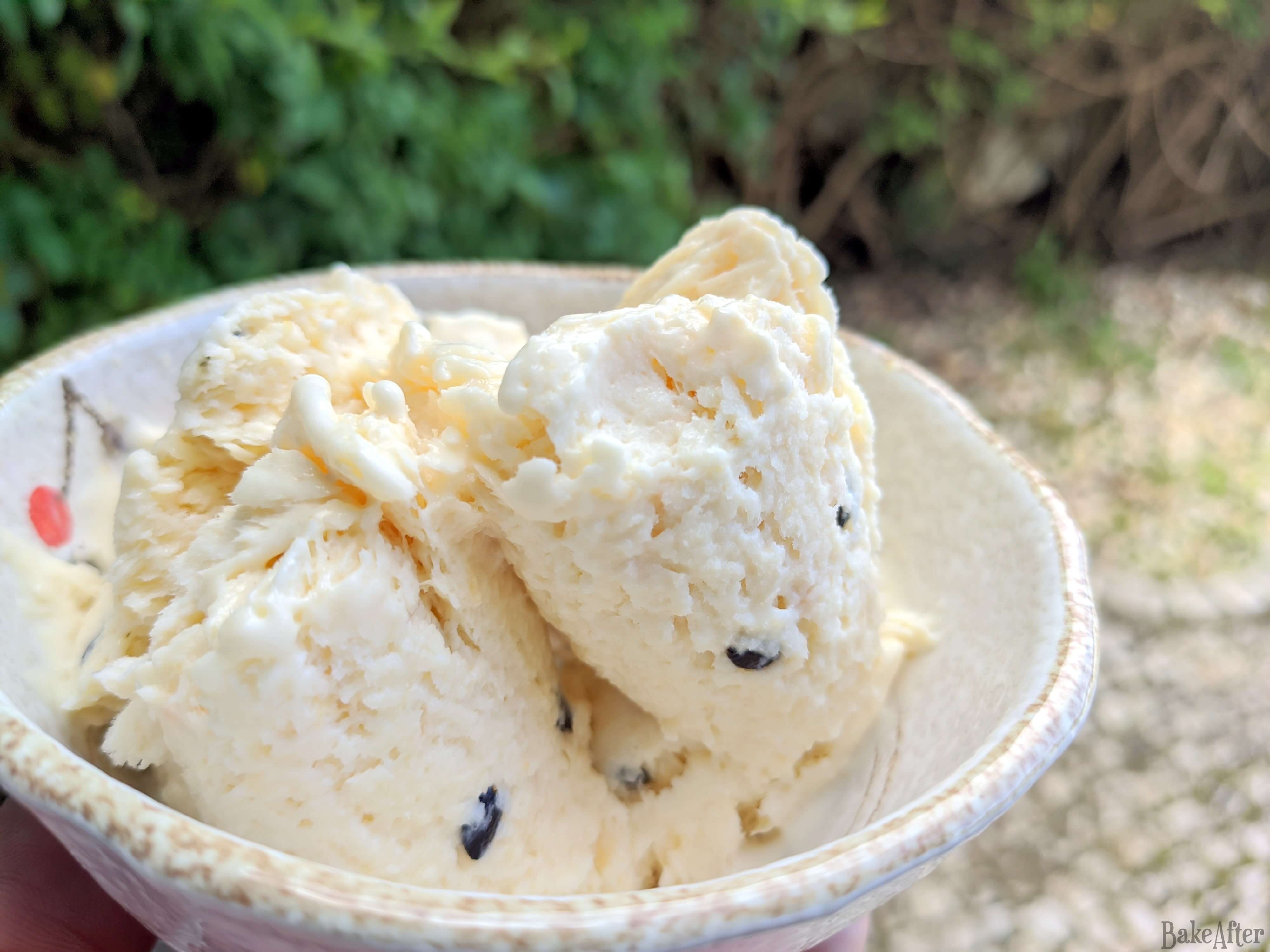 Homemade No-Churn Passion Fruit Ice Cream · Bake After Recipe