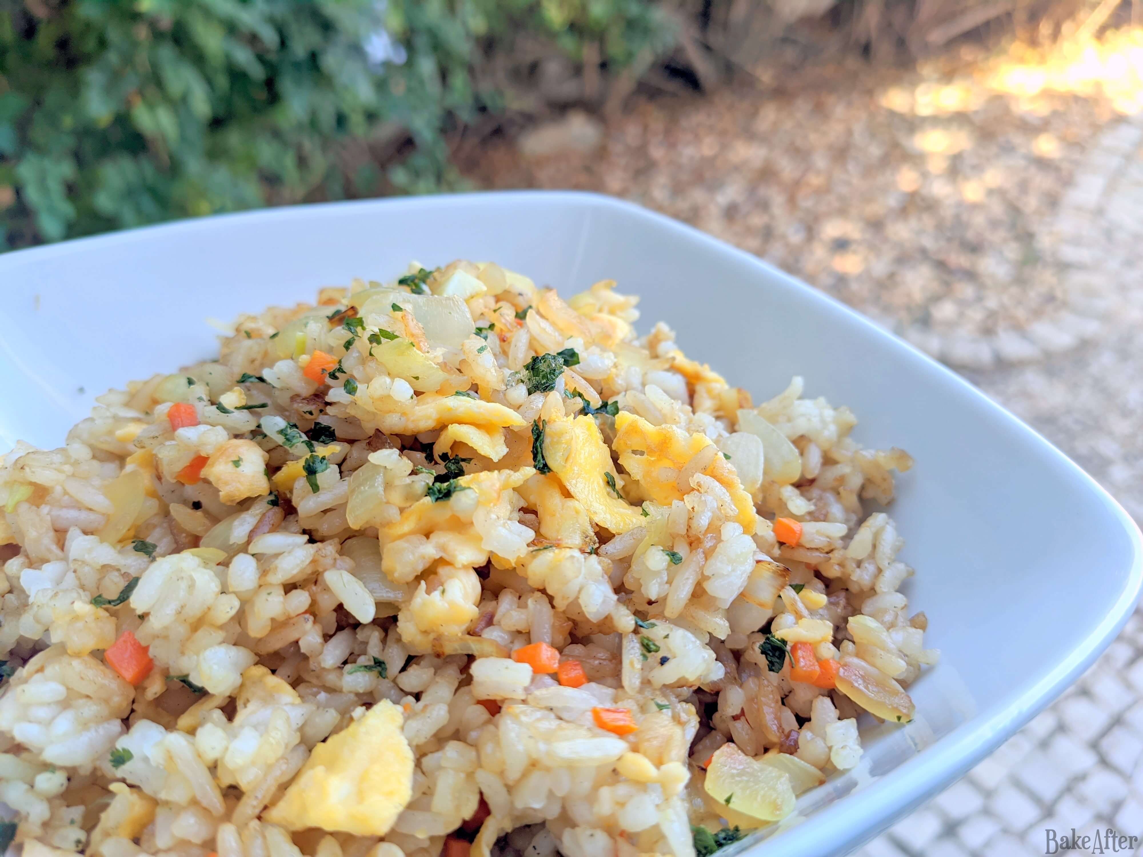 Easy 15 Minute Homemade Quick Fried Rice · Bake After Recipe
