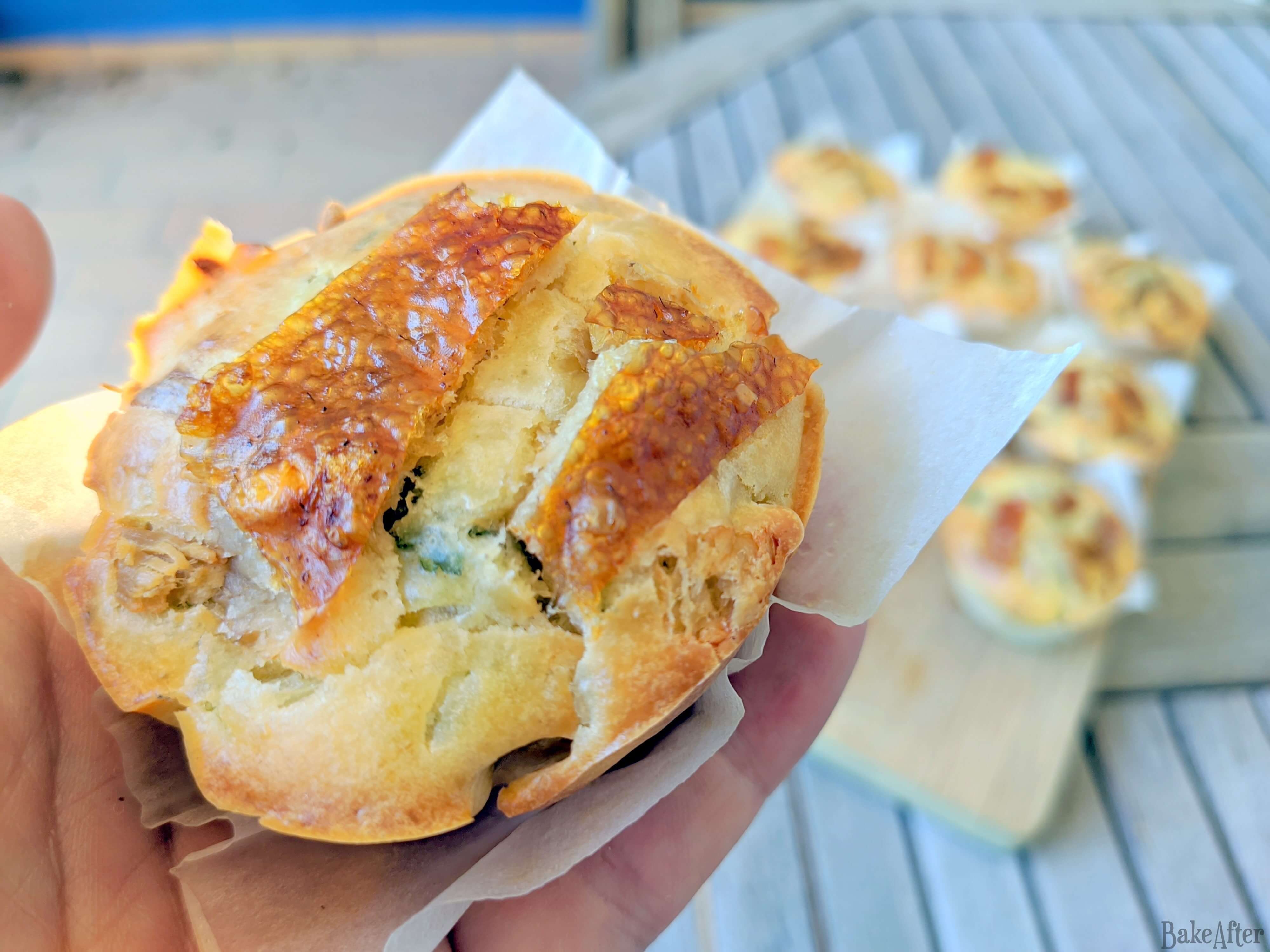 Portuguese Roasted Suckling Pig Cupcakes • Queques de Leitão · Bake After Recipe