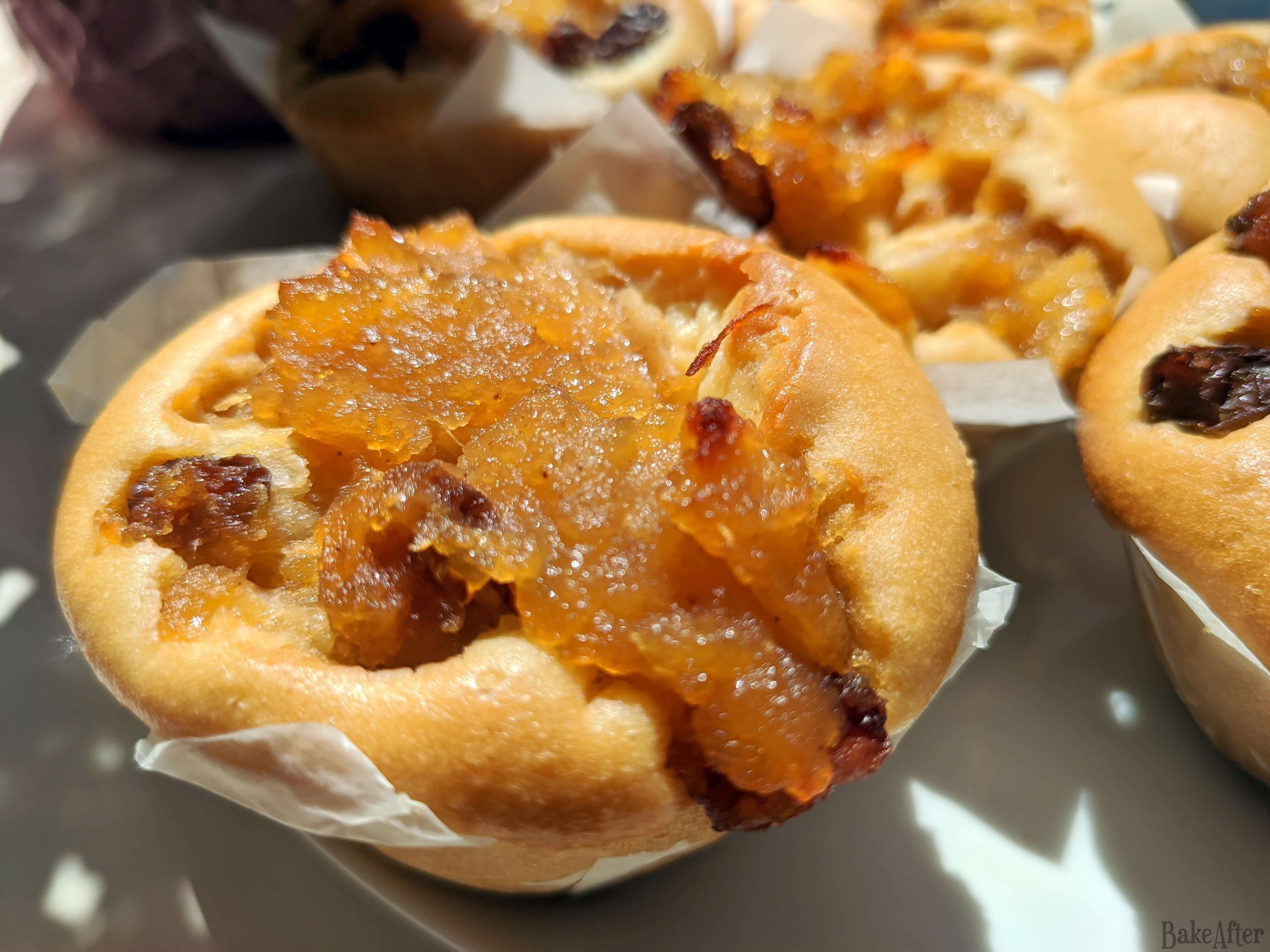 Sweet Mascarpone Muffins with Homemade Apple Compote · Bake After Recipe