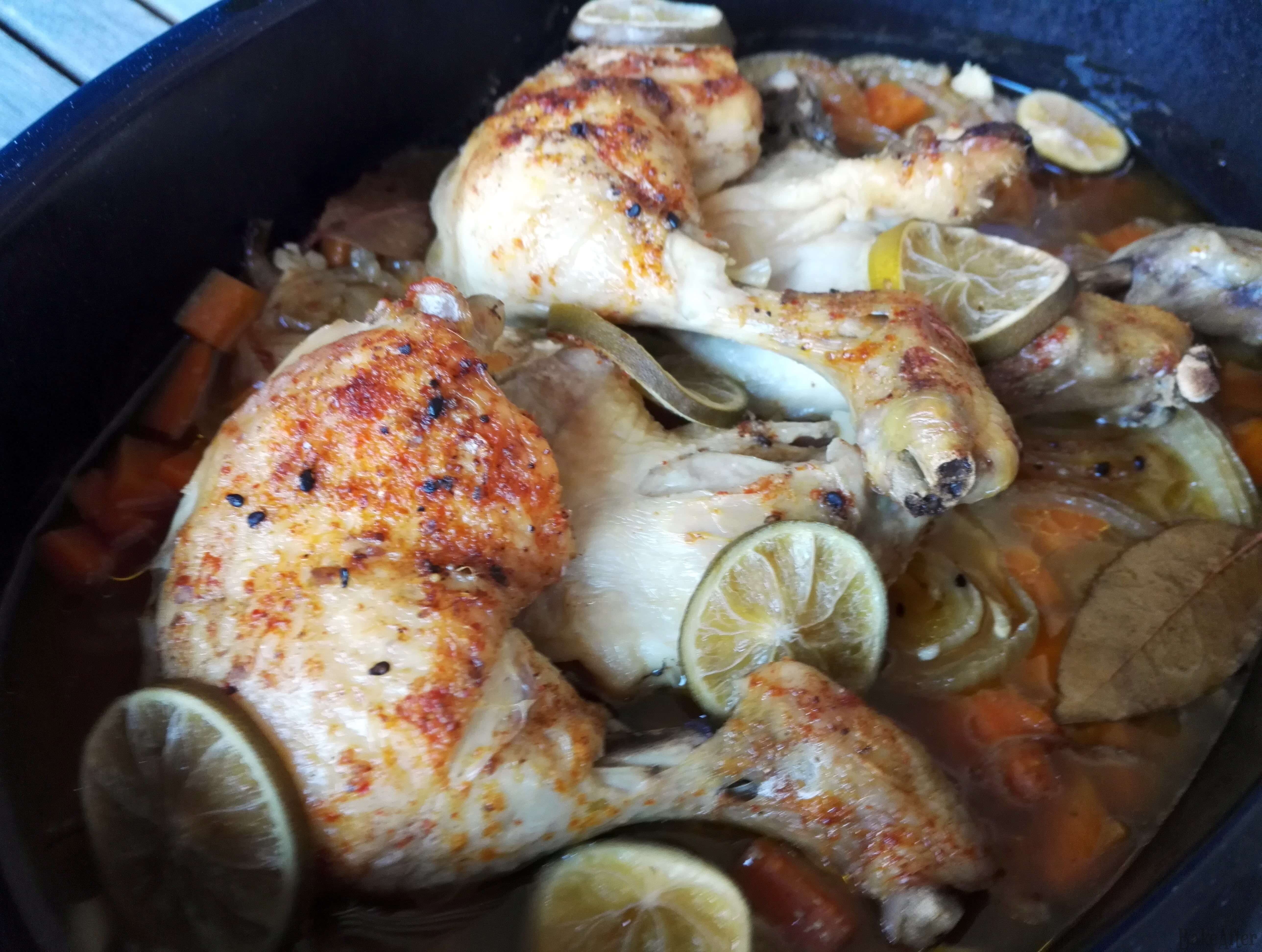 Easy Lime Roasted Juicy & Flavorful Chicken Legs · Bake After Recipe